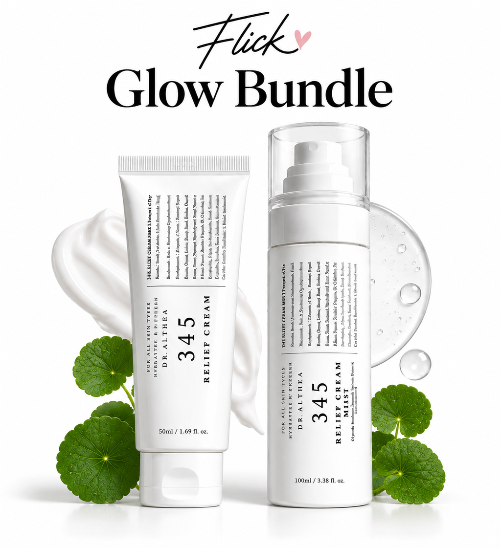 Flick Glow Bundle – 345 Relief Cream + 345 Relief Cream Mist